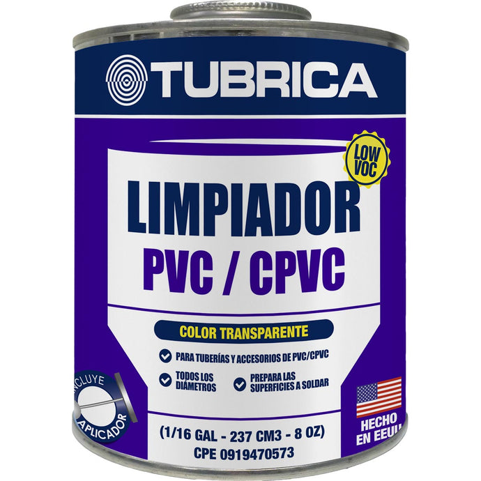 LIMPIADOR DE PVC-CPVC 1/16GL TUBRICA