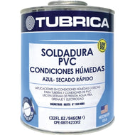SOLDADURA PVC A.F. 1/4GL AZUL TUBRICA